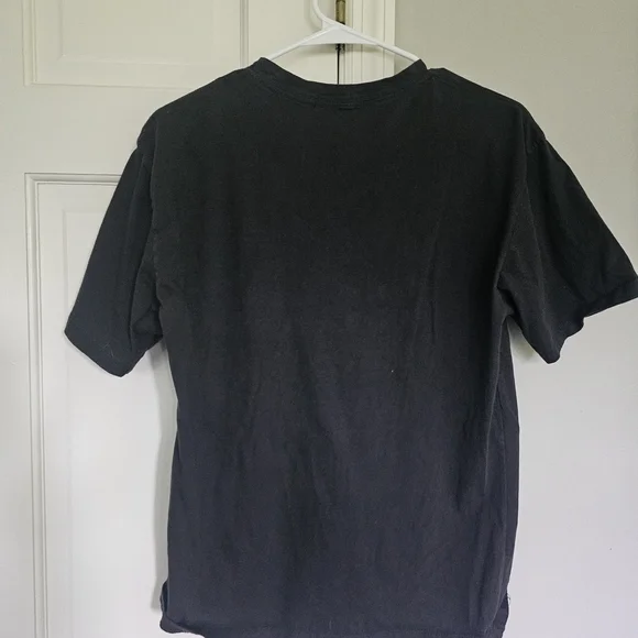 Black and Pink Short Sleeve Tee with Equestrian Logo - Picture 2 of 3